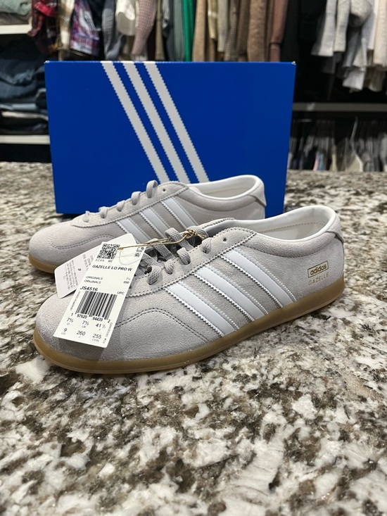 adidas Shoes - Adidas Gazelle Lo Pro W JS4516 Grey White Gum Women's Sizes 9